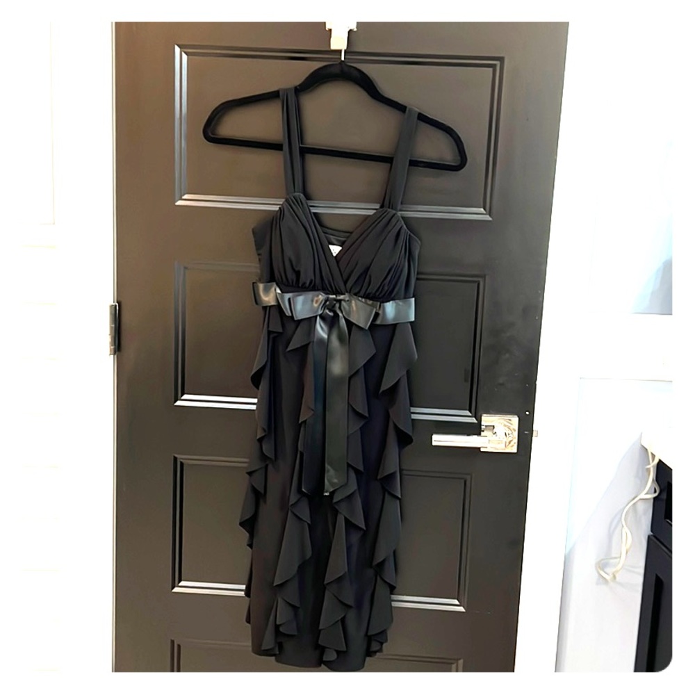 Black cocktail dress